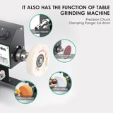 350W Mini Belt Electric Sanding Polishing Dry & Wet Grinding Sander Grinder Small Sand-belt hine