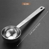 Stainless Steel Coffee Scoop, 4 Tablespoon Measuring Spoon Coffee Scoop, 30Ml Metal Long Handled Spoons Set Of 4