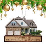 Tree Pendant New Home Ornament House Warming Keepsake Versatile Festive Acrylic Christmas Decorations