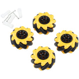 Mecanum Wheel Left /Right Wheels 48/60/80MM High Hardness Smart Robot Car Accessories DIY Toy Components
