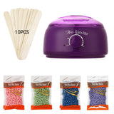 Wax hair removal machine