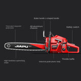 9900KW 66cylinder chain gasoline logging saw high-power chainsaw arboriculture cutting hine household fuel-saving
