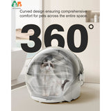 Foldable Smart Pet Dryer with 8 Fans, 4 Speeds. Automatic with Time-Setting and Temperature Control for Cats and Small Dogs.