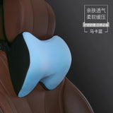Car headrest protects cervical vertebrae for safe driving