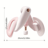 1pc Pelvic Floor Muscle Trainer, 15.43-35.27LB Adjustable Resistance Leg Shaping Device, Leg Slimming Artifact
