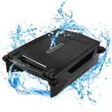 Solar Powered Cordless Robotic Cleaner with Dual Charging Auto Obstacle Avoidance Escape Function Pool Skimmer Robot