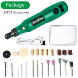 USB Cordless Mini Wireless Engraving Polishing Pen Electric Drill For Jewelry Metal Dremel Tools Dust Drilg Carving