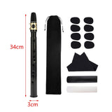 Pocket Saxophone with Reeds, Carrying Bag,Pads, Cleaning Cloth Lightweight Portable Mini Sax Woodwind Instrument Adult