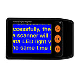 Eyoyo Portable Digital Magnifier Reading Aid 3.5 Inch LCD Screen for Low Vision 2x-25x Zoom Foldable video electronic magnifier