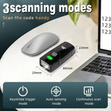 Jooyetc 1D 2.4G Wireless Bluetooth Scanner Portable Mini Barcode Reader