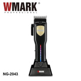 WMARK NG-2043 Trimmers Electric Clipper 2000mAh Cordless Hair Cutter with Charge Stand