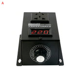 10000W High Power Silicon Controlled Electronic Voltage Regulator Motor Fan Speed Electric Variable Speed Controller 0V-220V