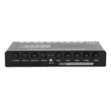 5/7 band Car Audio Equalizer EQ Frequency Adjustable RCA Input for Portable Devices+Subwoofer Output