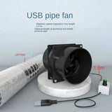 USB Adjustable Speed Solder Absorber ESD Fume Extractor Duct Exhuast with 1M Pipe Tub Ventilation Fan