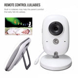 3.2” Display Video Baby Monitor with Camera, Remote, Wide View, Two-Way Audio Talk, Infrared Night Vision & 8 Lullabies.