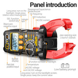 Clamp Meter 6000 Counts AC/DC Voltage 600A Current Multimeter Resistance Capacitance High Precision Tester Tool