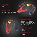 12V Jump Starter Smart EC5 Plug Connector Car Emergency Start Power Cable Anti Reverse Alligator Clip for 1.5-6L