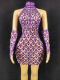 Summer Fashion Elegant Bling Gold Off Shoulder Evening Sequin Ball Dress Party
