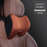 Car headrest protects cervical vertebrae for safe driving
