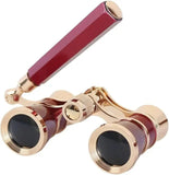 for Opera Binoculars 3X25 Lorgnette Theater Glasses Mini Binocular Compact with Adjustable Handle