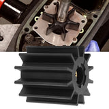 Outboard Water Pump Impeller 3830459 Flexible 12 Blades Copper Neoprene Rubber for Jabsco Rubber + Copper