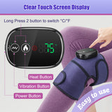 Electric Heated Massage Pad Wireless Knee Vibration Massager Promote Blood Circulation Red Light Thermal Leg Joint Brace