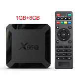 X96Q 2GB 16GB 12.0 Quad Core Smart Android TV 4G Wifi Media player PK X96 1GB 8GB 4K HD Set Top Box