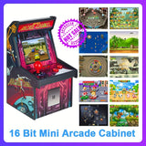 16 Bit Mini Arcade Cabinet Mini Handheld Game Console Video Game Console Classic Retro Game Console
