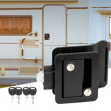DaierTek Trailer Camper Entry RV Lock Replacement Double Open With Deadbolt Computer Key Door Handle