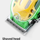 Resuxi JM-200 Electric Clipper Men Rechargeable Wireless Trimmer with Limit CombTransparent Cover Hair Cutting hine