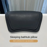 Comfortable neck bath pillow with soft cushions available use in homestay hotels Suitable for straight-sided tubs