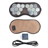 Germanium Jade Electric Heating Tourmaline Magnetic Therapy Massage Blackout Sleep Eye Mask
