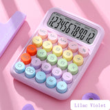 Calculator, nical keyboard, desktop computer office, creative student science, color calculator, learning office consumable
