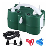 US Plug,Powerful Electric Balloon Pump,Air Iate/Deflate Pump,Double Motor for Swimming Pool, Iatable Bed and Etc.