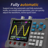 DSO3D12 3in1 Dual Channel Oscillometer Signal Generator hine 120Mhz Bandwidth 250MSa/s Sampg Rate Oscilloscope Multimeter
