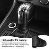 Knob Cover Gear Shift Non Slip Grip Handle Protective Covers PU Leather Universals Automatic Car Interior Accessories