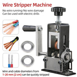 Manual hine, Stripper hine with Hand Crank Portable, Wire Stripping Tool for Scrap Copper Recycg
