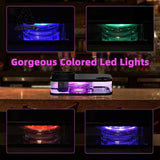 CRUSHER LED Smoking Hookah Set Grass Bowl Charcoal Burning Herb Water Filtration Pipe Tobacco Shop Accessories