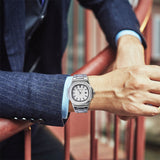 PINTIME Men's Watches Waterproof 30m Top Brand Quartz Wristwatch Luxury Stainless Steel Calendar Sports Clock Casual Reloj Gifts