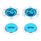 4PCS Aluminum Alloy Brake Disc Wheel Rim Box Metal Hex Adapter 12MM For RC 1/10 Car HSP Fly Fish By Truck 94123 94122 D4 CS