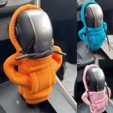 Knob Cover Fashion Hoodie Gear Creative Gift Shift Lever Handle Kit Car Decoration Auto Interior Accessories