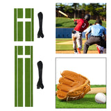 Baseball Hitting Anti Slip Backing Pitching Mat Softball Training Aid for Backyard Beginner Garage Party ors