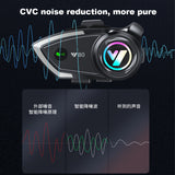 Motorcycle Helmet Handsfree Call Music Earphone Headset Wireless for Riders Moto GPS Headphone Waterproof BT 5.3 Y80
