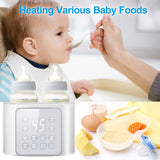 1 PCS 9-In-1 Multifuntion Breast Milk Fast Baby Food Heater & Defrost Warmer With Timer EU Plug