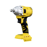 Brushless Electric Impact 1/2inch Cordless Wrench Power Tool for 18V Battery(Bare Metal)