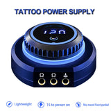 Magic Creator 3 Mini Tattoo Power Supply Support 2 Machines LED Digital Display Screen With Adaptor Dual Output Tattoo Supplies