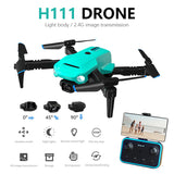 H111 Mini RC Drone Light w Positioning Fixed Folding Drones Remote Control Aircraft Aerial Photography Toys for Kid Gift
