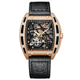 2022 GUANQIN Luxury Fashion Sapphire Mechanical Automatic Watch Men's Watch Stainless Steel Hollow Tourbillon Men's Accessories