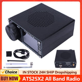 ATS25X2 Full-band FM/LW/MW/SSB Shortwave Frequency Receiver Scanner Si4732 Chip Digital Radio with Spectrum Scanning