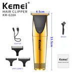 Kemei KM-628A Usb Rechargeable Cordless Professional Electric Shaver Hair Clipper